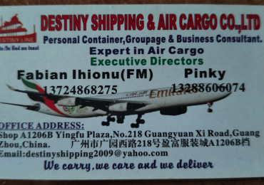 DESTINY SHIPPING $ AIR CARGO CO.LTD